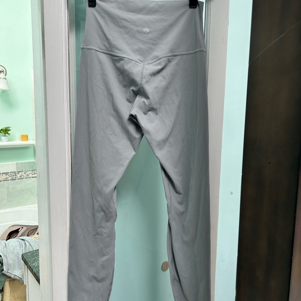 lululemon athletica Gray High-Waisted Leggings